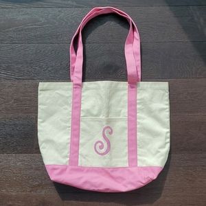 Canvas Monogram S bag